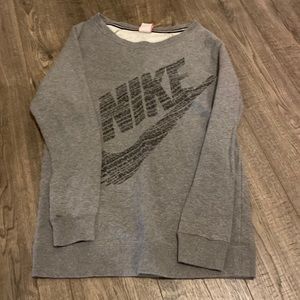 grey nike pullover